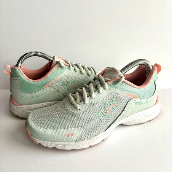Ryka Shoes - Ryka Sneakers Woman's size 7 US 37 EU Sky Walk Rush RK 206/ L 8189 green pink